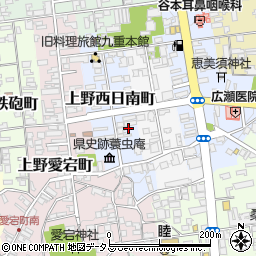三重県伊賀市上野西日南町1723周辺の地図