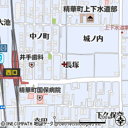 京都府相楽郡精華町祝園長塚32-7周辺の地図