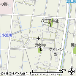 静岡県浜松市中央区豊西町2021周辺の地図