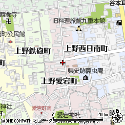 三重県伊賀市上野愛宕町1938周辺の地図