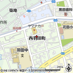 愛知県豊橋市西羽田町111周辺の地図