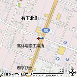 静岡県浜松市中央区有玉北町2187周辺の地図