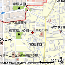 兵庫県尼崎市富松町3丁目31周辺の地図