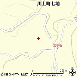 岡山県高梁市川上町七地2073周辺の地図