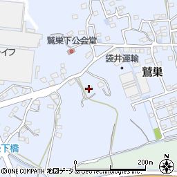 静岡県袋井市鷲巣260-1周辺の地図