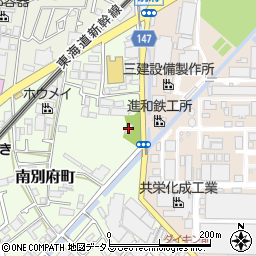 摂津市斎場周辺の地図