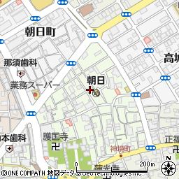 大阪府吹田市高浜町周辺の地図