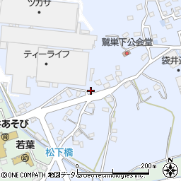 静岡県袋井市鷲巣238周辺の地図