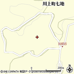 岡山県高梁市川上町七地2103周辺の地図