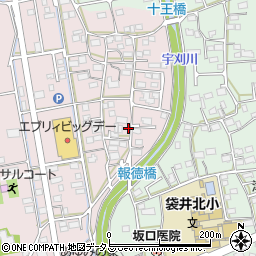 静岡県袋井市堀越1052周辺の地図