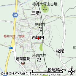 京都府木津川市山城町椿井西垣内周辺の地図