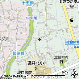 静岡県袋井市久能1801周辺の地図
