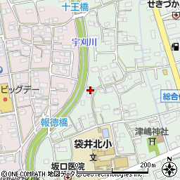 静岡県袋井市久能1815周辺の地図