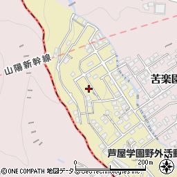 兵庫県西宮市苦楽園四番町15-29周辺の地図