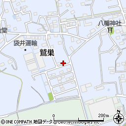 静岡県袋井市鷲巣434周辺の地図