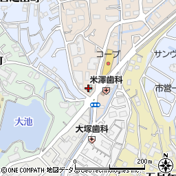 中寿美花壇周辺の地図