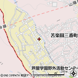 兵庫県西宮市苦楽園四番町19-4周辺の地図