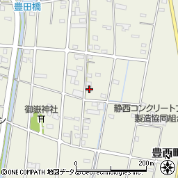 静岡県浜松市中央区豊西町396周辺の地図