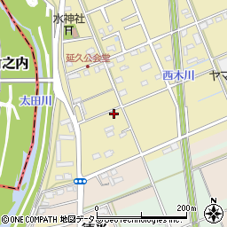 静岡県袋井市延久478周辺の地図