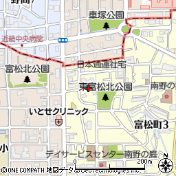 兵庫県尼崎市富松町3丁目25周辺の地図