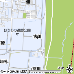 京都府精華町（相楽郡）祝園（古川）周辺の地図