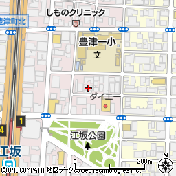 株式会社日本スペリア社　大阪本社周辺の地図