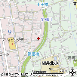 静岡県袋井市堀越985周辺の地図