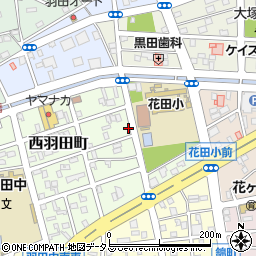 愛知県豊橋市西羽田町205周辺の地図