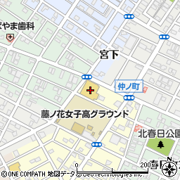 三菱ＵＦＪ銀行サンヨネ東店 ＡＴＭ周辺の地図