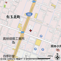 静岡県浜松市中央区有玉北町1761周辺の地図