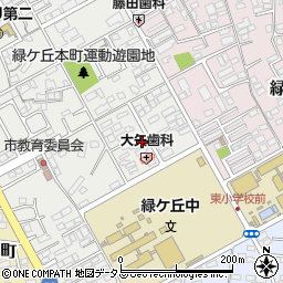 三重県伊賀市緑ケ丘本町4180周辺の地図