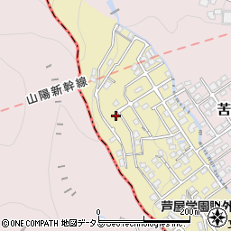 兵庫県西宮市苦楽園四番町17周辺の地図