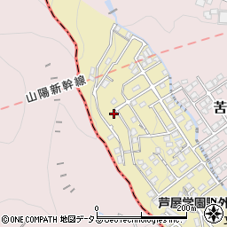 兵庫県西宮市苦楽園四番町17周辺の地図