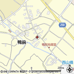 岡山県赤磐市鴨前302周辺の地図