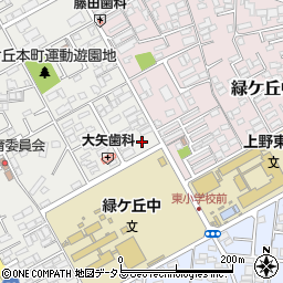 三重県伊賀市緑ケ丘本町4158周辺の地図