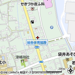 静岡県袋井市久能1747周辺の地図