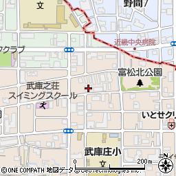 フォレスト武庫之荘本町周辺の地図