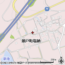 岡山県岡山市東区瀬戸町塩納596周辺の地図