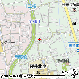 静岡県袋井市久能1816周辺の地図