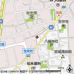 静岡県浜松市中央区貴平町1697周辺の地図