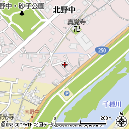 兵庫県赤穂市北野中466周辺の地図