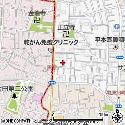 大阪府寝屋川市黒原城内町18-5周辺の地図