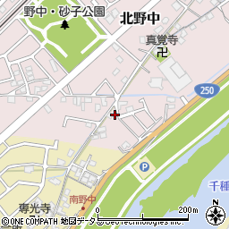 兵庫県赤穂市北野中464周辺の地図