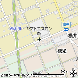 静岡県袋井市延久270周辺の地図