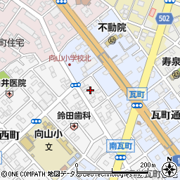 愛知県豊橋市南瓦町67周辺の地図