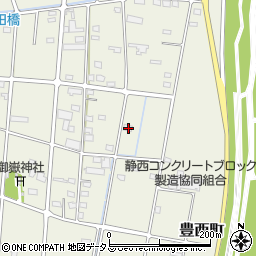 静岡県浜松市中央区豊西町355周辺の地図