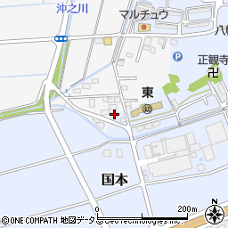 静岡県袋井市国本2309周辺の地図