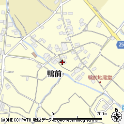岡山県赤磐市鴨前316周辺の地図
