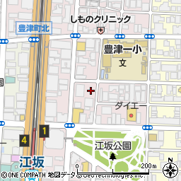 Ｏｎｅ　Ｐａｒｋ江坂町１丁目駐車場周辺の地図