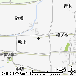 京都府木津川市加茂町河原吹上周辺の地図